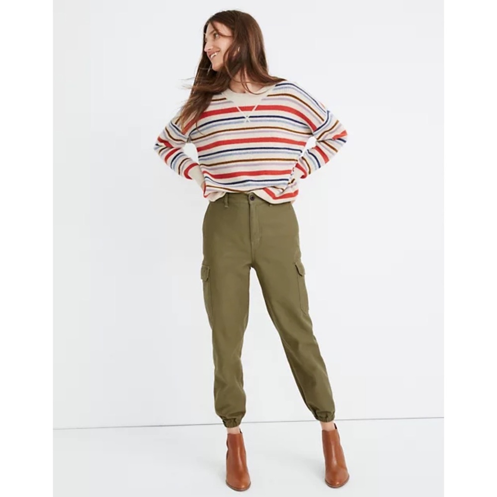 Madewell High-Rise Cargo Fatigue Pants
